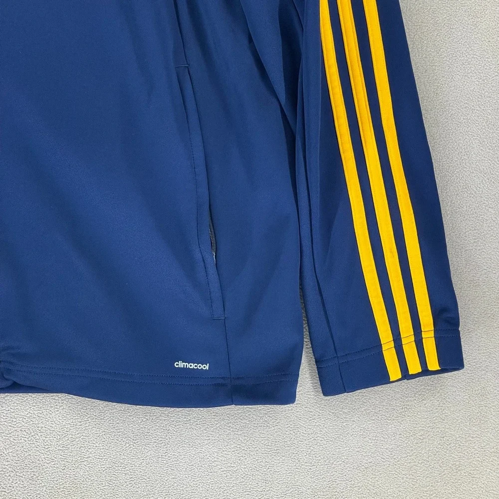 Adidas UC Irvine‎ Volleyball Track Jacket Navy Yellow Climalite Mens LT